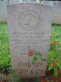 Dar Es Salaam War Cemetery - Davey, J W W